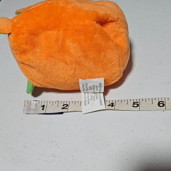 Kellytoy Pig 4 inch Plush Orange Green Square Block Farm Stuffed Animal Toy - Picture 6 of 6